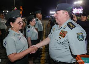 Acto en conmemoración del 45 aniversario de fundación del Ejército de Nicaragua