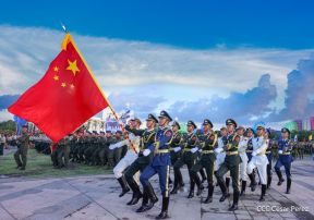 Acto en conmemoración del 45 aniversario de fundación del Ejército de Nicaragua