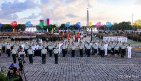 Acto en conmemoración del 45 aniversario de fundación del Ejército de Nicaragua