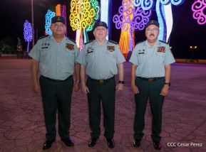 Acto en conmemoración del 45 aniversario de fundación del Ejército de Nicaragua