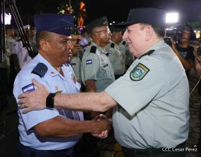 Acto en conmemoración del 45 aniversario de fundación del Ejército de Nicaragua