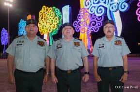 Acto en conmemoración del 45 aniversario de fundación del Ejército de Nicaragua