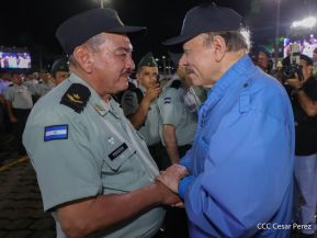 Acto en conmemoración del 45 aniversario de fundación del Ejército de Nicaragua