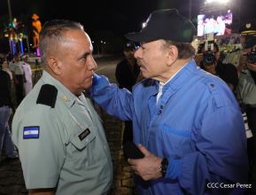 Acto en conmemoración del 45 aniversario de fundación del Ejército de Nicaragua