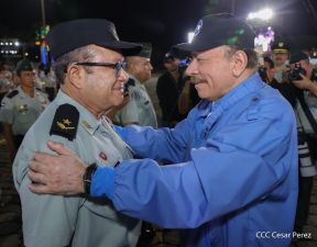 Acto en conmemoración del 45 aniversario de fundación del Ejército de Nicaragua