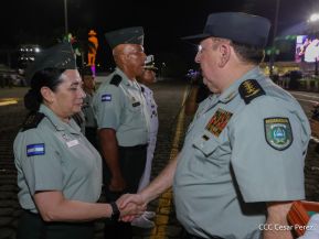 Acto en conmemoración del 45 aniversario de fundación del Ejército de Nicaragua