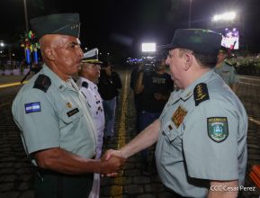 Acto en conmemoración del 45 aniversario de fundación del Ejército de Nicaragua