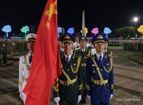 Acto en conmemoración del 45 aniversario de fundación del Ejército de Nicaragua
