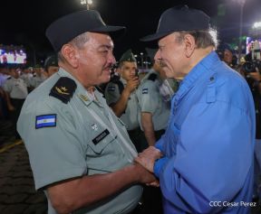 Acto en conmemoración del 45 aniversario de fundación del Ejército de Nicaragua