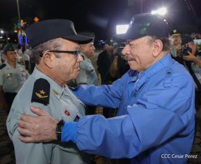 Acto en conmemoración del 45 aniversario de fundación del Ejército de Nicaragua