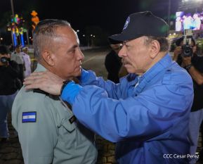 Acto en conmemoración del 45 aniversario de fundación del Ejército de Nicaragua