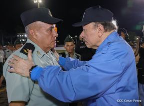 Acto en conmemoración del 45 aniversario de fundación del Ejército de Nicaragua