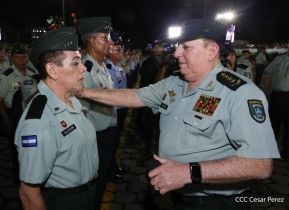 Acto en conmemoración del 45 aniversario de fundación del Ejército de Nicaragua