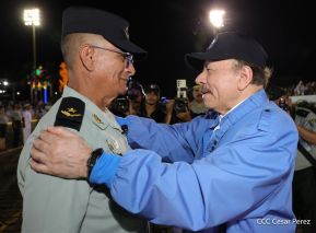 Acto en conmemoración del 45 aniversario de fundación del Ejército de Nicaragua