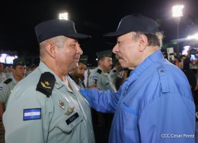 Acto en conmemoración del 45 aniversario de fundación del Ejército de Nicaragua