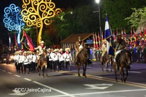 Desfile Pueblo-Ejército en el 45 Aniversario de la Fundación del Ejército de Nicaragua