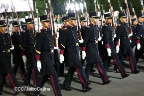 Desfile Pueblo-Ejército en el 45 Aniversario de la Fundación del Ejército de Nicaragua