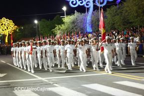Desfile Pueblo-Ejército en el 45 Aniversario de la Fundación del Ejército de Nicaragua