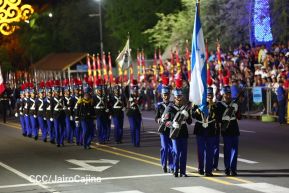 Desfile Pueblo-Ejército en el 45 Aniversario de la Fundación del Ejército de Nicaragua