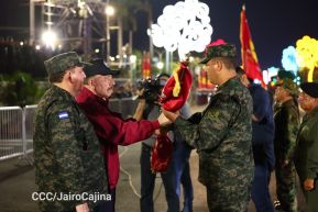 Desfile Pueblo-Ejército en el 45 Aniversario de la Fundación del Ejército de Nicaragua