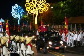 Desfile Pueblo-Ejército en el 45 Aniversario de la Fundación del Ejército de Nicaragua