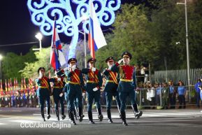 Desfile Pueblo-Ejército en el 45 Aniversario de la Fundación del Ejército de Nicaragua