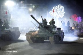 Desfile Pueblo-Ejército en el 45 Aniversario de la Fundación del Ejército de Nicaragua