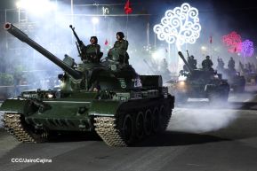 Desfile Pueblo-Ejército en el 45 Aniversario de la Fundación del Ejército de Nicaragua