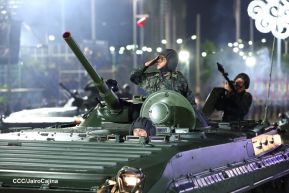 Desfile Pueblo-Ejército en el 45 Aniversario de la Fundación del Ejército de Nicaragua