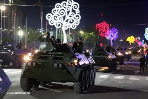 Desfile Pueblo-Ejército en el 45 Aniversario de la Fundación del Ejército de Nicaragua