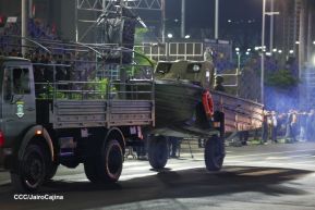 Desfile Pueblo-Ejército en el 45 Aniversario de la Fundación del Ejército de Nicaragua