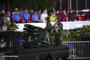 Desfile Pueblo-Ejército en el 45 Aniversario de la Fundación del Ejército de Nicaragua