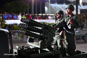 Desfile Pueblo-Ejército en el 45 Aniversario de la Fundación del Ejército de Nicaragua