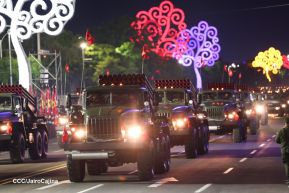 Desfile Pueblo-Ejército en el 45 Aniversario de la Fundación del Ejército de Nicaragua