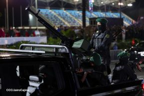 Desfile Pueblo-Ejército en el 45 Aniversario de la Fundación del Ejército de Nicaragua