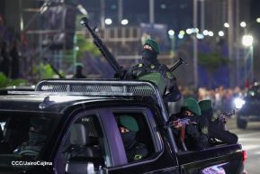 Desfile Pueblo-Ejército en el 45 Aniversario de la Fundación del Ejército de Nicaragua