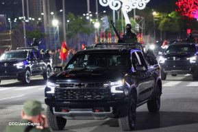 Desfile Pueblo-Ejército en el 45 Aniversario de la Fundación del Ejército de Nicaragua