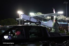 Desfile Pueblo-Ejército en el 45 Aniversario de la Fundación del Ejército de Nicaragua