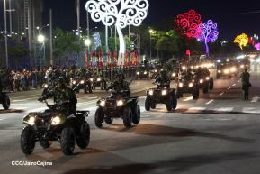 Desfile Pueblo-Ejército en el 45 Aniversario de la Fundación del Ejército de Nicaragua