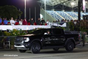 Desfile Pueblo-Ejército en el 45 Aniversario de la Fundación del Ejército de Nicaragua