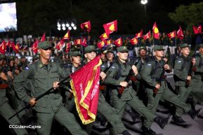 Desfile Pueblo-Ejército en el 45 Aniversario de la Fundación del Ejército de Nicaragua