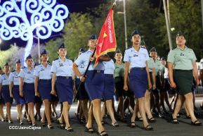 Desfile Pueblo-Ejército en el 45 Aniversario de la Fundación del Ejército de Nicaragua