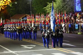 Desfile Pueblo-Ejército en el 45 Aniversario de la Fundación del Ejército de Nicaragua