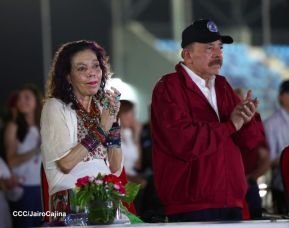 Desfile Pueblo-Ejército en el 45 Aniversario de la Fundación del Ejército de Nicaragua