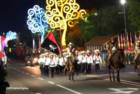 Desfile Pueblo-Ejército en el 45 Aniversario de la Fundación del Ejército de Nicaragua