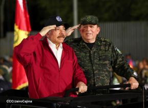 Desfile Pueblo-Ejército en el 45 Aniversario de la Fundación del Ejército de Nicaragua