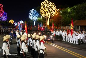 Desfile Pueblo-Ejército en el 45 Aniversario de la Fundación del Ejército de Nicaragua