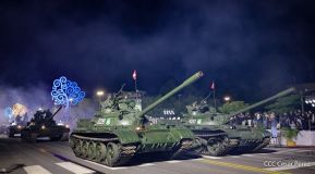 Desfile Pueblo-Ejército en el 45 Aniversario de la Fundación del Ejército de Nicaragua