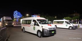 Desfile Pueblo-Ejército en el 45 Aniversario de la Fundación del Ejército de Nicaragua