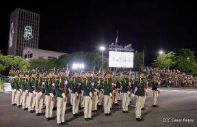 Desfile Pueblo-Ejército en el 45 Aniversario de la Fundación del Ejército de Nicaragua